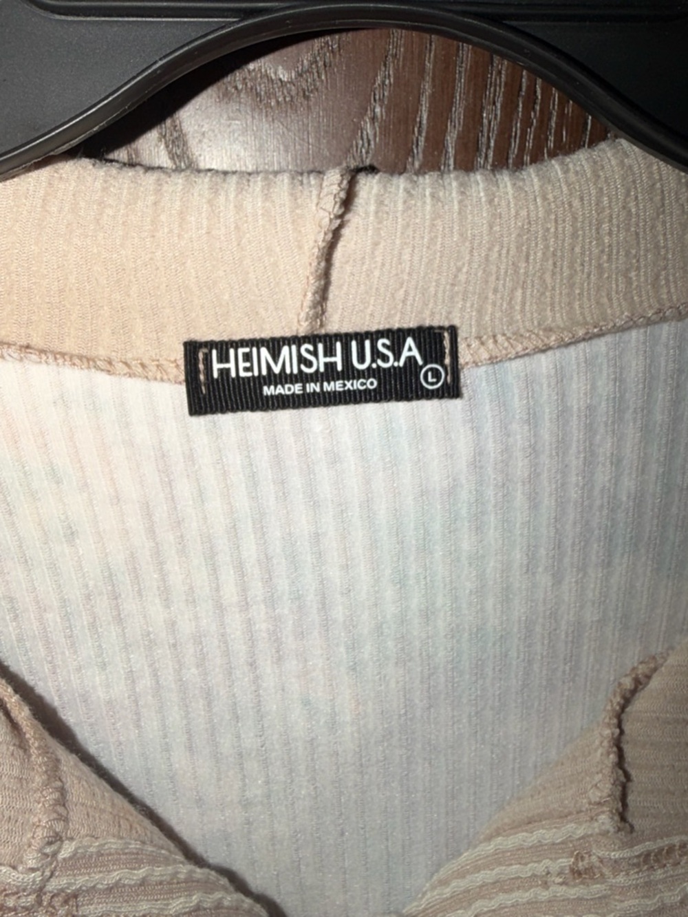 Floral Knit Pullover Hoodie in Dusty Rose - Picture 3 of 4